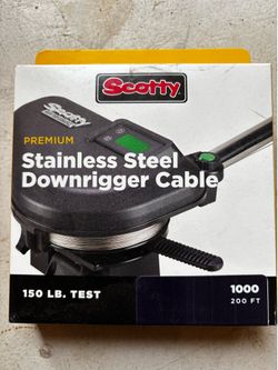 Cannon manual down rigger with  Steel Cable