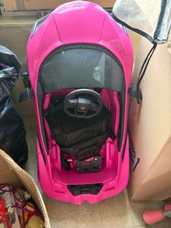 Lamborghini Kids Ride-On Electric Car Pink