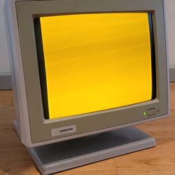 Samsung SM-12SFA7 12" CRT Monitor RETRO VINTAGE TV COMPUTER 