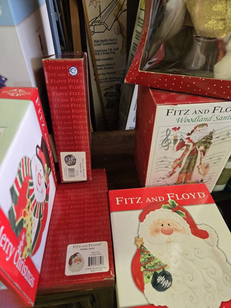 Fitz And Floyd Christmas Lot