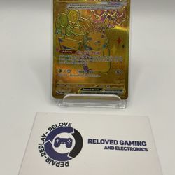 Gold Pikachu EX (179/131) - Mint Condition - For Sale Or Trade 