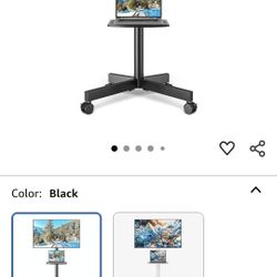 Rolling Universal TV Cart