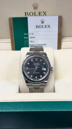 Rolex datejust 41mm factory diamond dial