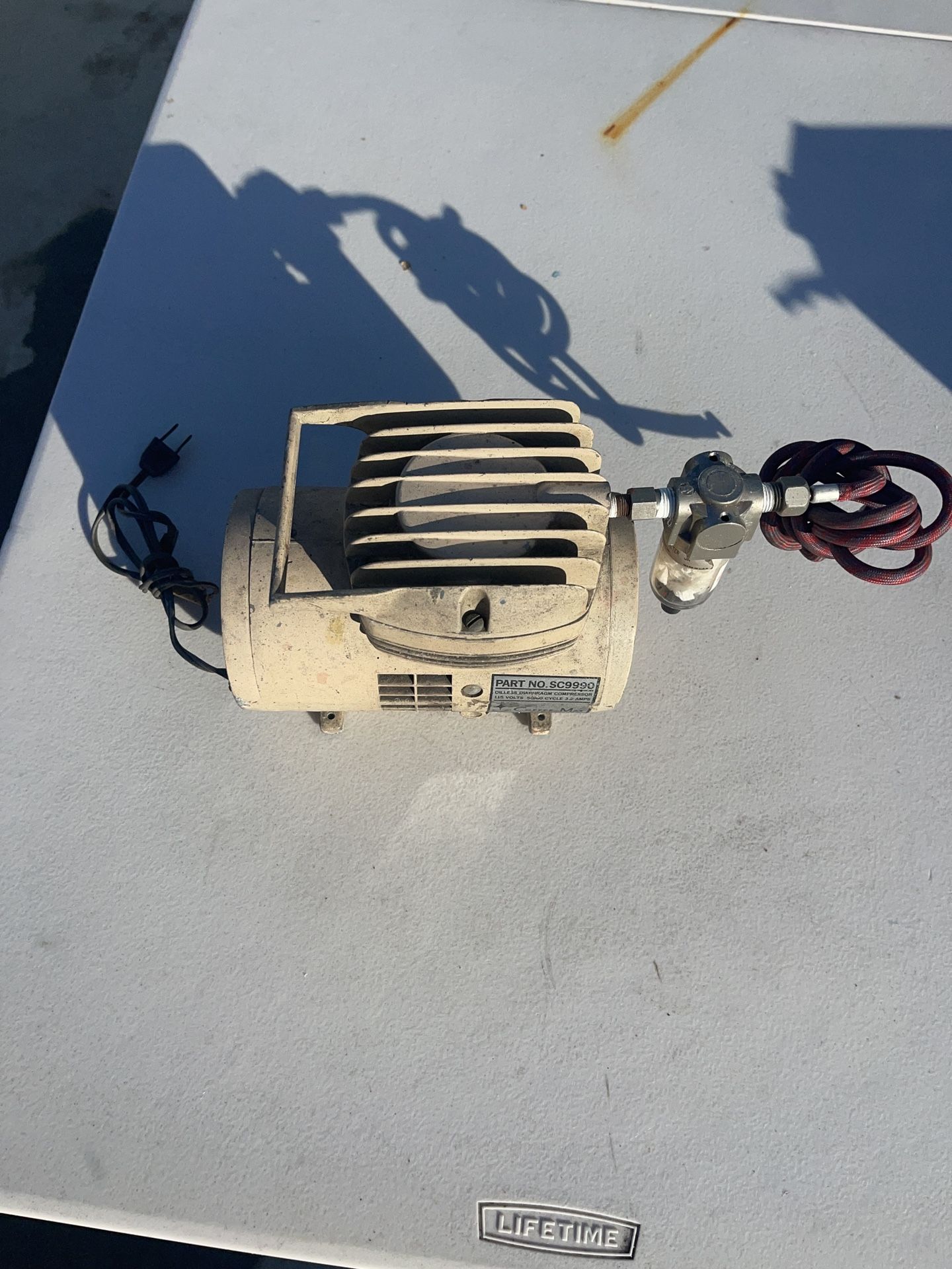 Air Compressor By Coffee May Oilless Diaphragm Part # SC9990