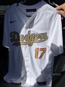 Dodgers Gold Heritage Ohtani Kanji Jersey