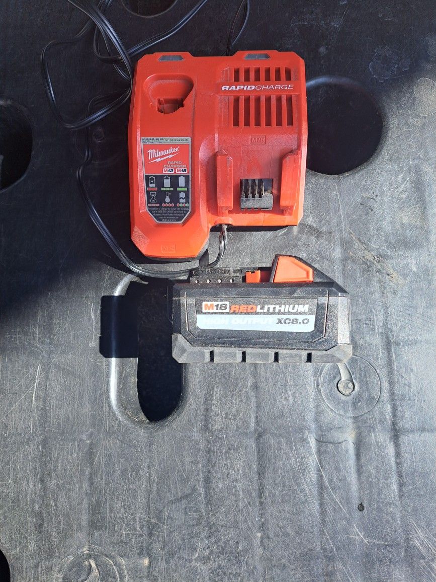 Milwaukee Charger And Battery