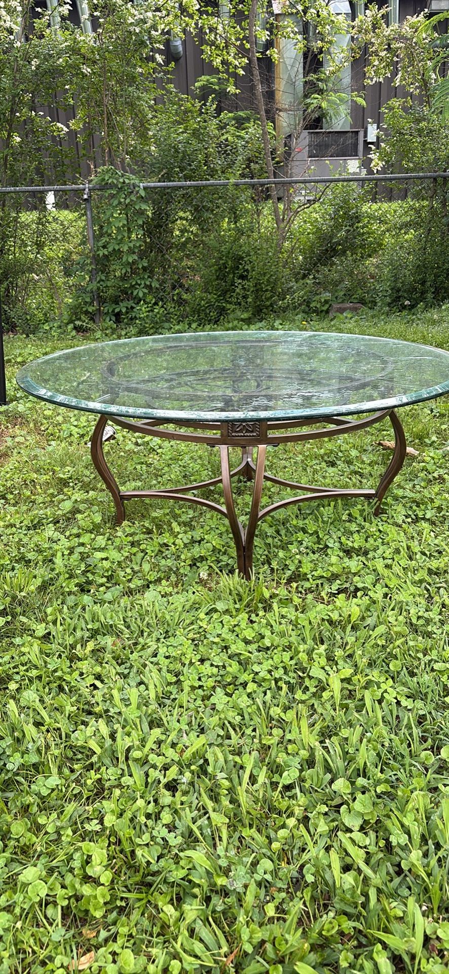 Glass Top Table