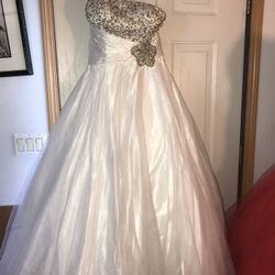 Size 8 pageant or prom dress worn once