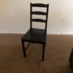 Black Wooden Chair