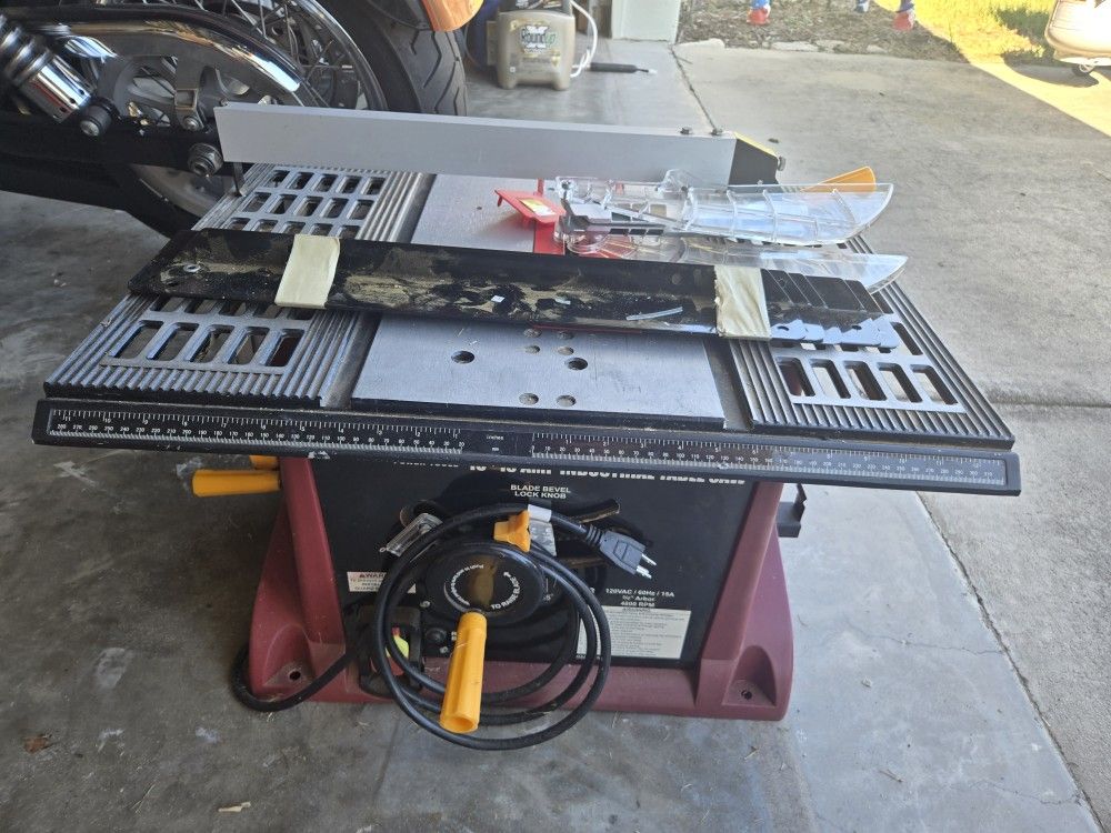 Table Saw And Stand