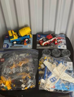 Assorted LEGOs Truck, Cars, Plane