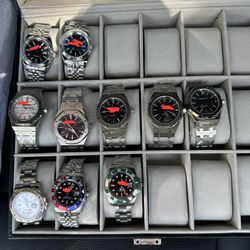 Men’s Watches Dayj, Ap, Subie, Box And Papers Included $300