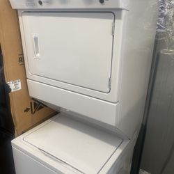 Whirlpool Stackable Washer And Dryer White Color Electric 