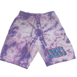 Purple Tie-Dye Shorts