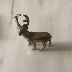 Reindeer Stag Brass Paperweight