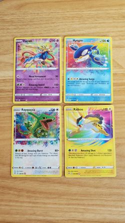 Pokémon Amazing Rare Holo Card Lot of 4