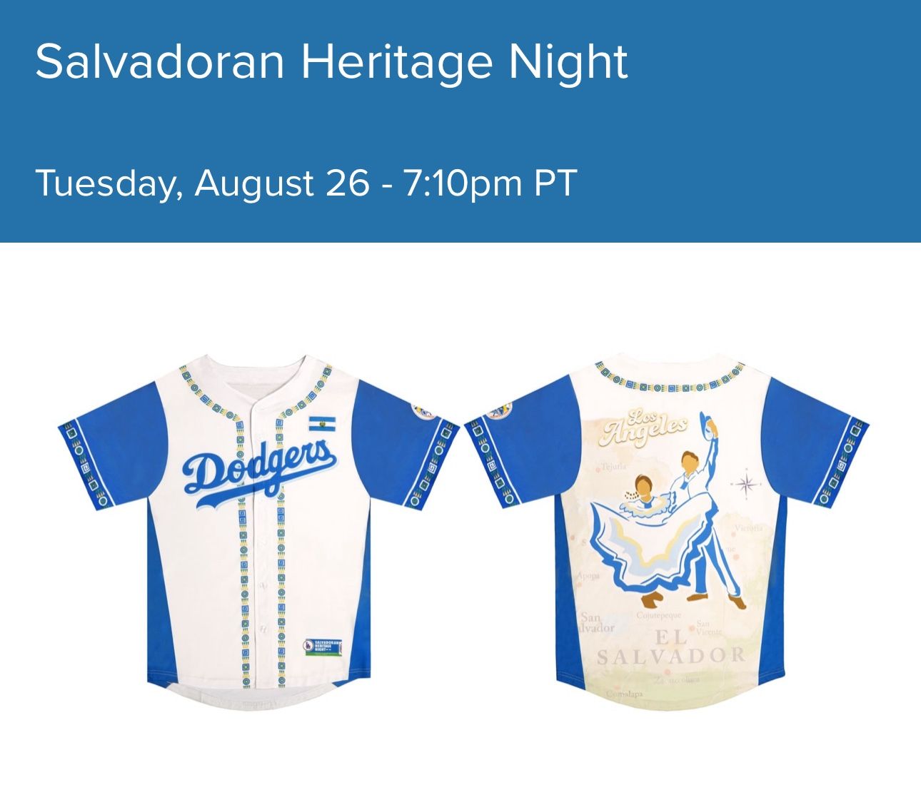 Salvadoran Heritage Night At Dodgers
