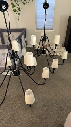 Set of 2 chandeliers