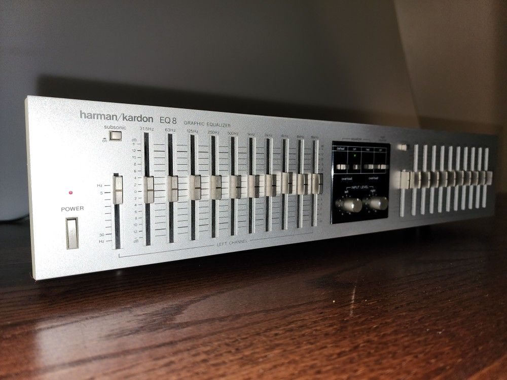 Vintage Harman Kardon EQ8 10-Band Graphic Equalizer Tested