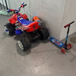 Spider-Man Four Wheeler