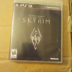 PS3 Skyrim Game 