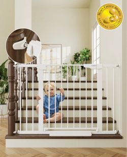 Cumbor White Metal Baby/Dog Safety Gate