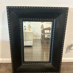 Mirror - Leather Frame