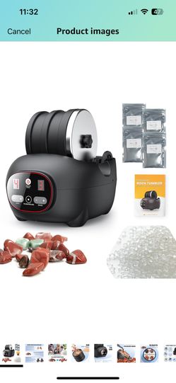 NEW - Professional Rock Tumbler for Adults and Kids, 3LB Large Capacity Rock Polisher