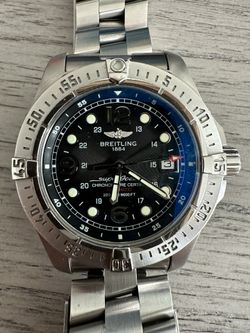  Breitling Superocean 44mm A17390 Blue Dial