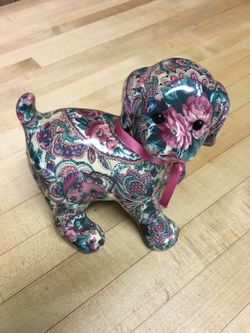 Porcelain Patchworks Puppy Dog