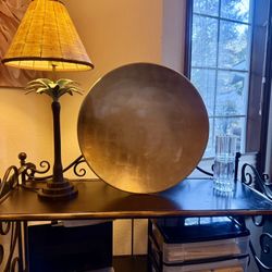 Large Gold Serving Charger.   20”