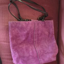 Authentic Coach Suede Purse 