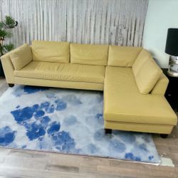 Poltronesofa Italian Leather Sectional Sofa Couch **ALL NYC DELIVERY**