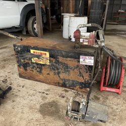 Diesel Tank Pump & Winch 