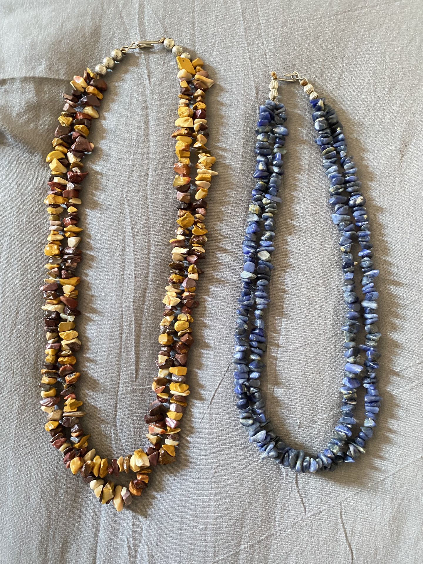 Multi Stone Beaded Necklaces