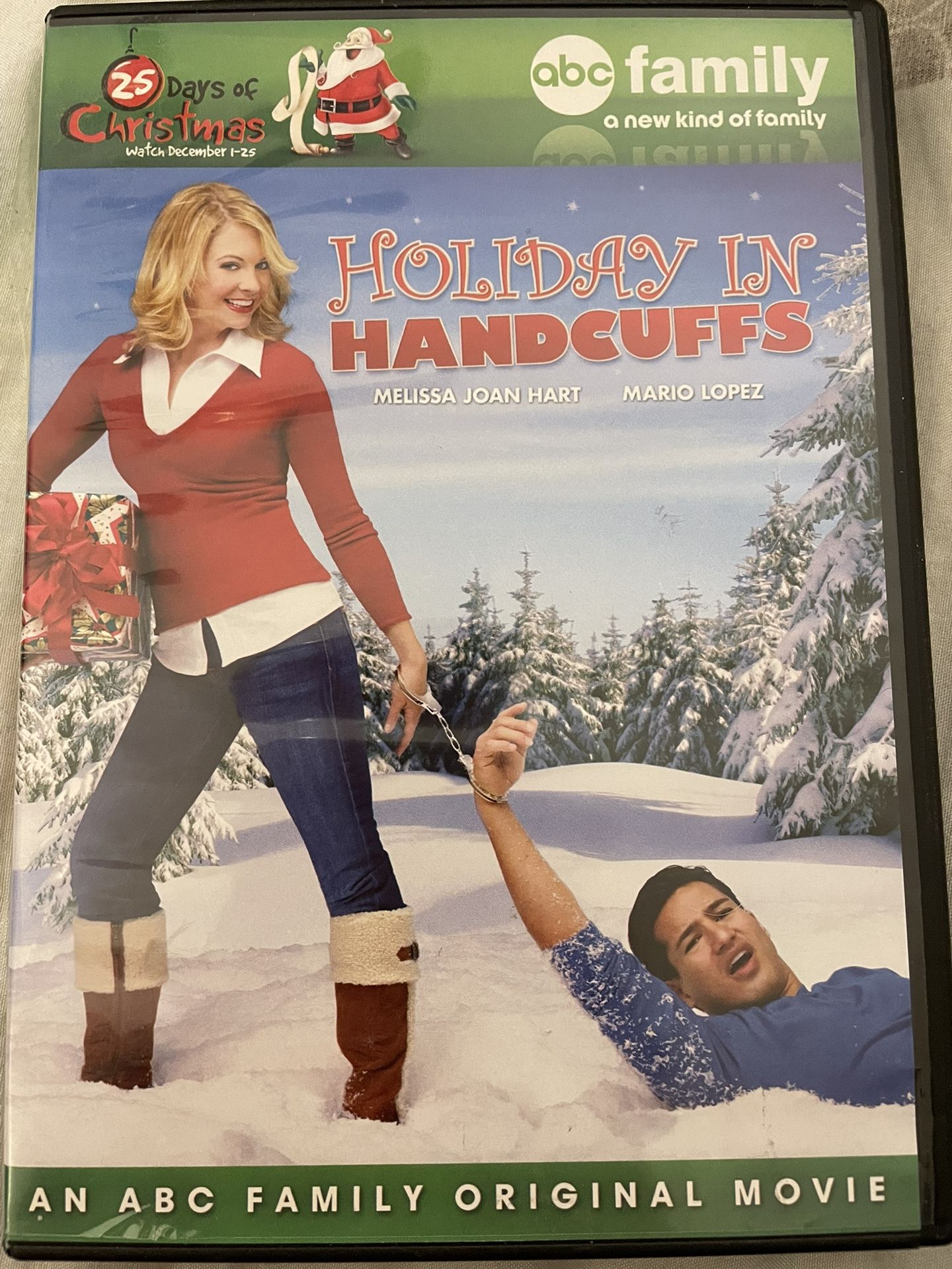 ABC Family HOLIDAY In HANDCUFFS (DVD-2007) Melissa Joan-Hart!