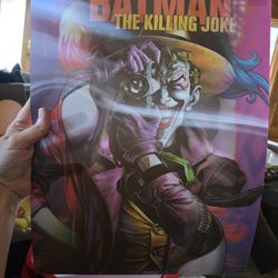 Batman Joker The Killing Joke Comic Book Wall Art 3D Poster Unframed