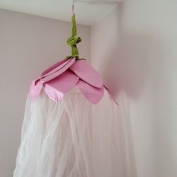 PBK Pottery Barn Kids Rose Petal Bed/Crib Canopy ONLY