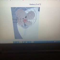 Electric Vtg Emerson 16" Oscillating Fan