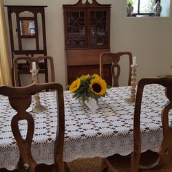 8 Italian Maple Dining Room Chairs