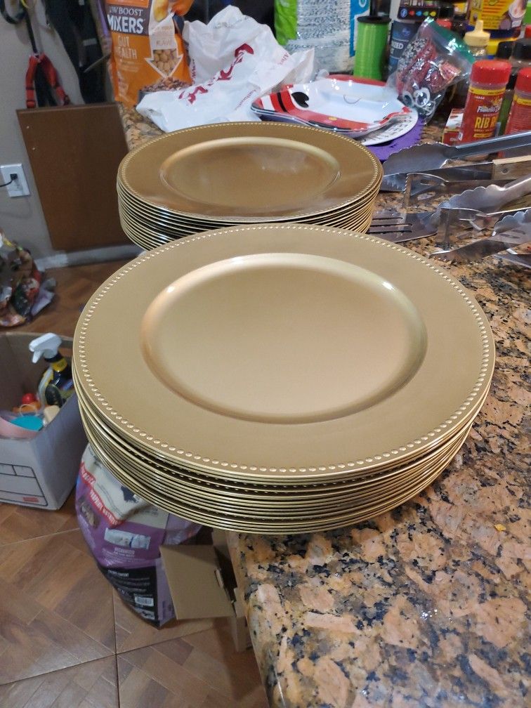 30 Gold Chargers