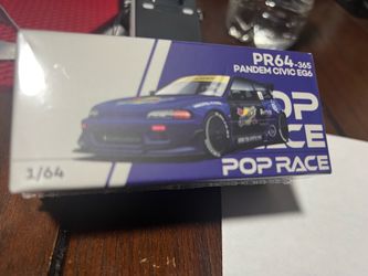 Pop Race 1:64 Pandem Honda Civic EG6 “Sunoco “ Blue/black(PR64-365)