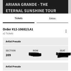 Ariana Grande KIA Forum Saturday June 20th