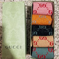 New Gucci Socks W Box 