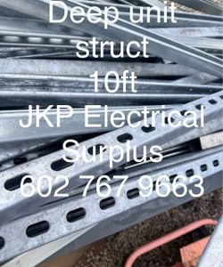 12 gauge unit struct 10ft long Deep struct slotted galvanized