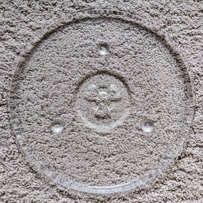 10-5/8" microwave oven replacement glass turntable rotating tray spinning plate revolving platter platform