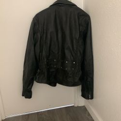 Leather Biker Jacket 