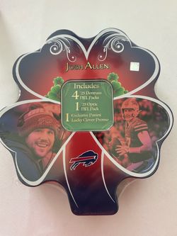 Josh Allen Panini Lucky Clover NFL Card Tin