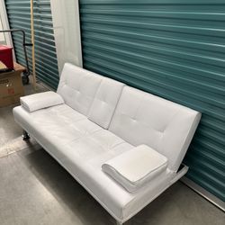 White Couch Futon