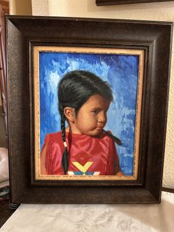 Indian Girl Painting